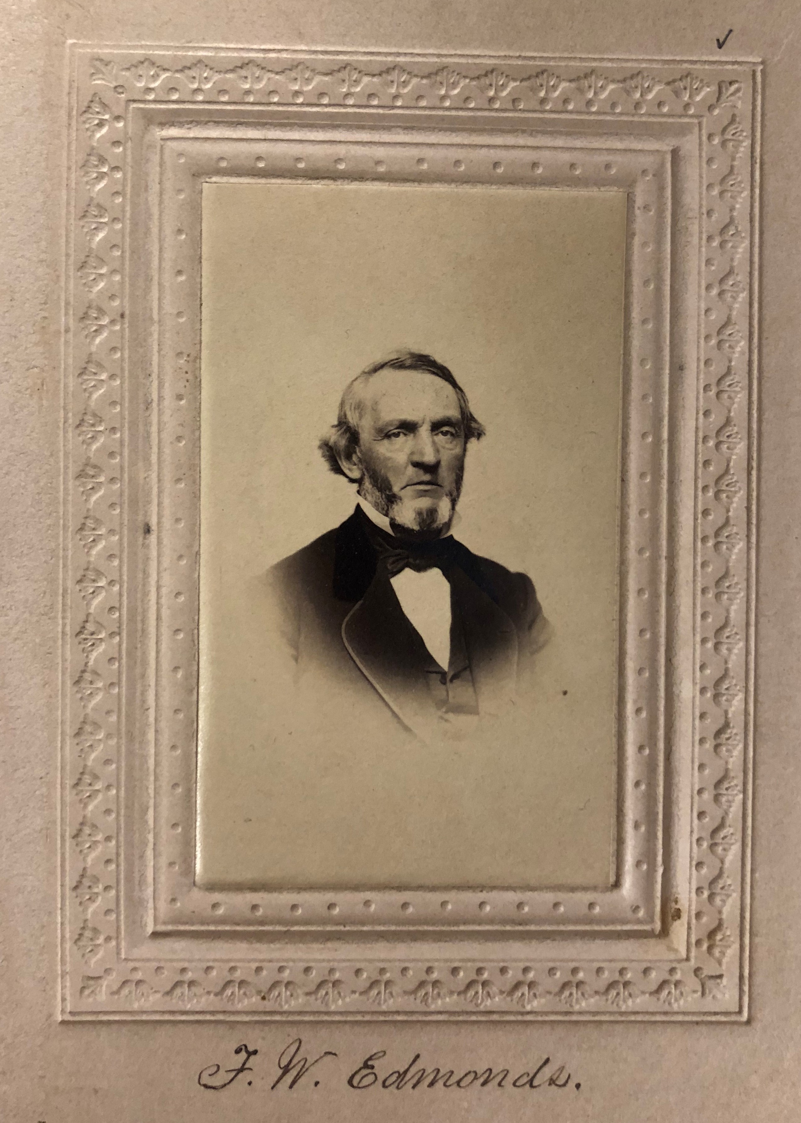 Member portrait of Francis W. Edmonds